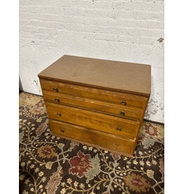 Walnut 4 Drawer Dresser