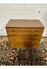 Walnut 4 Drawer Dresser