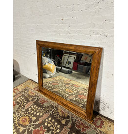 Rectangular Oak Mirror
