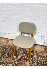 Beige Chair, Walnut Stain | Kelsey by Castlery