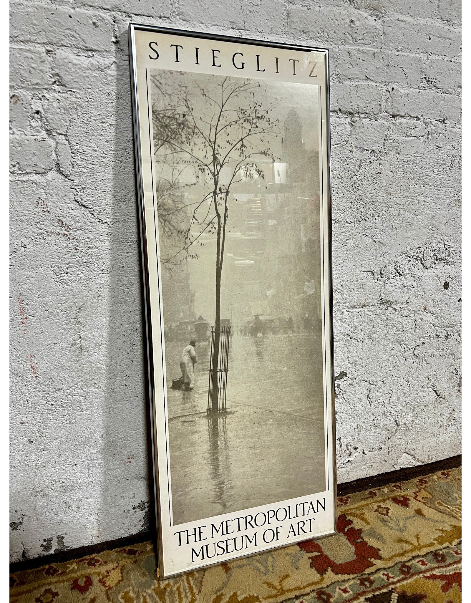 Framed Alfred Stieglitz Exhibition Poster