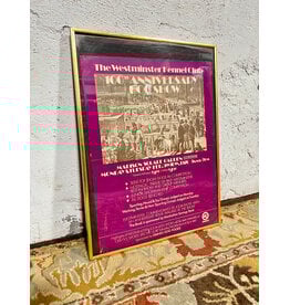 Framed Vintage Westminster Dog Show Poster