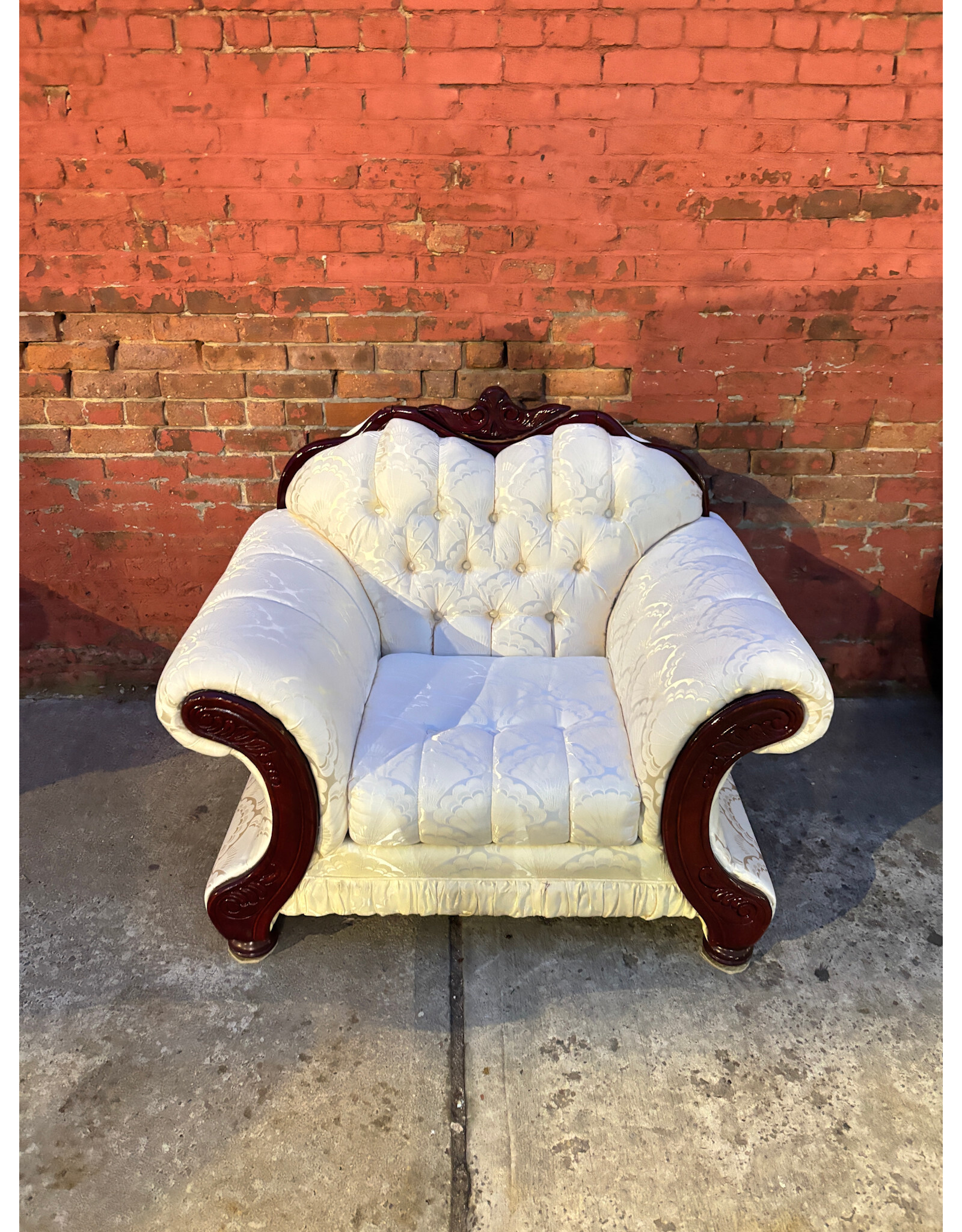 White Vintage Armchair
