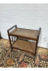 Mid Century Modern Wooden Serving Cart