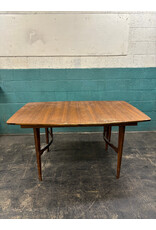 Danish Modern Style Teak Drop Leaf Dining Table