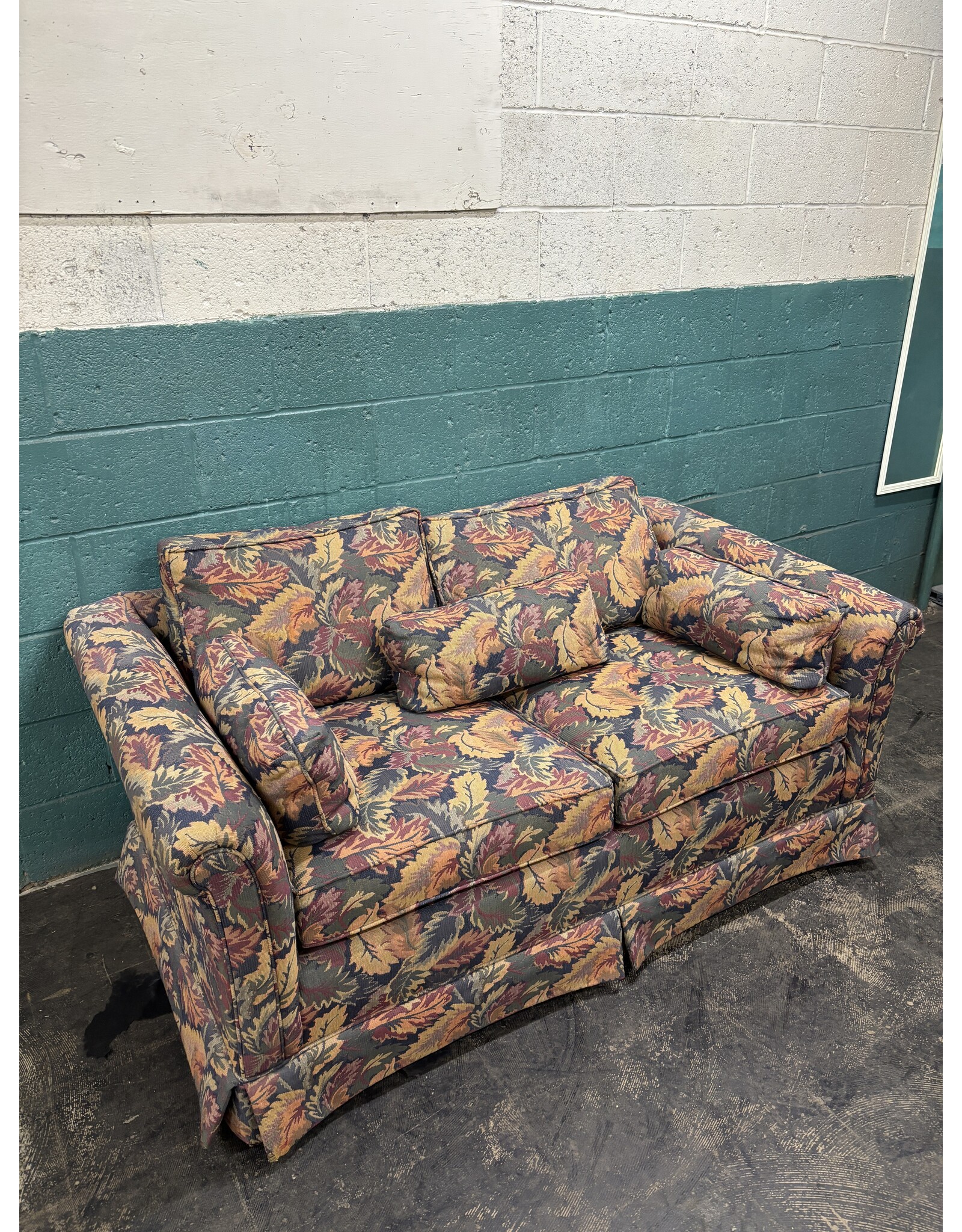 Ethan Allen Floral Loveseat