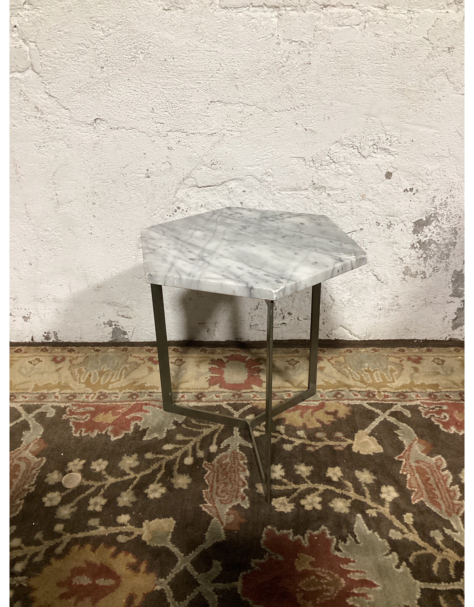 West Elm Marble  Side Table