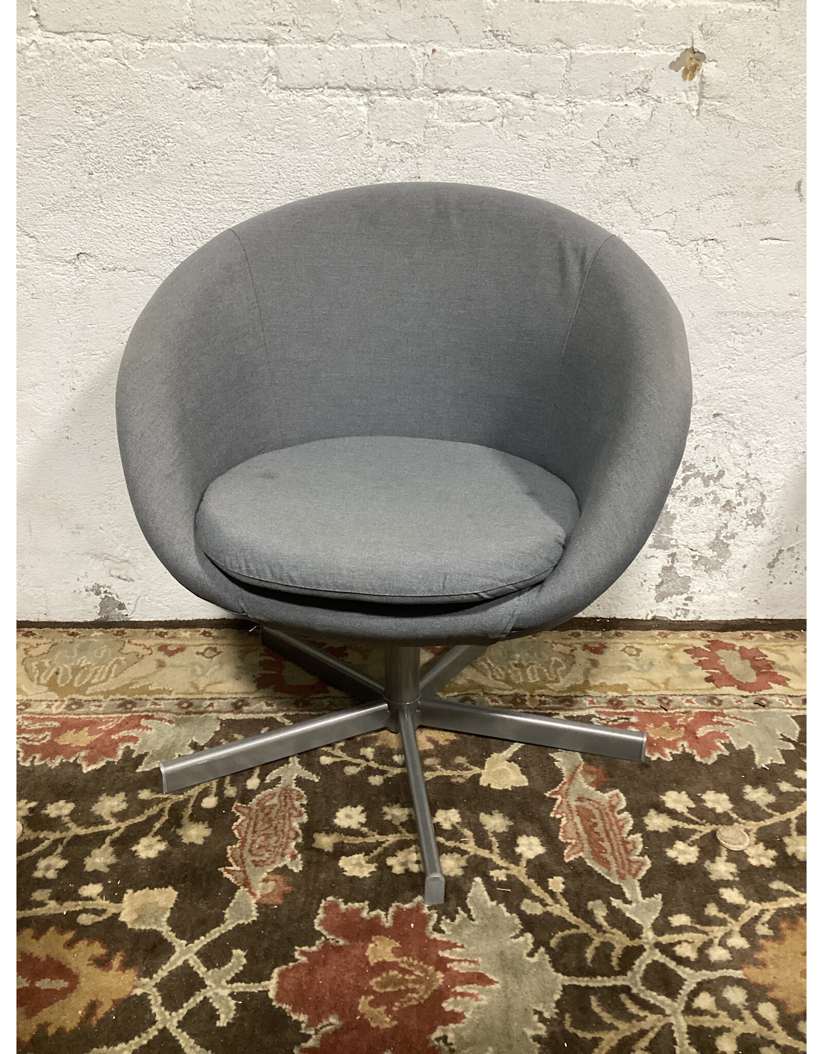 Ikea Gray Swivel Chair