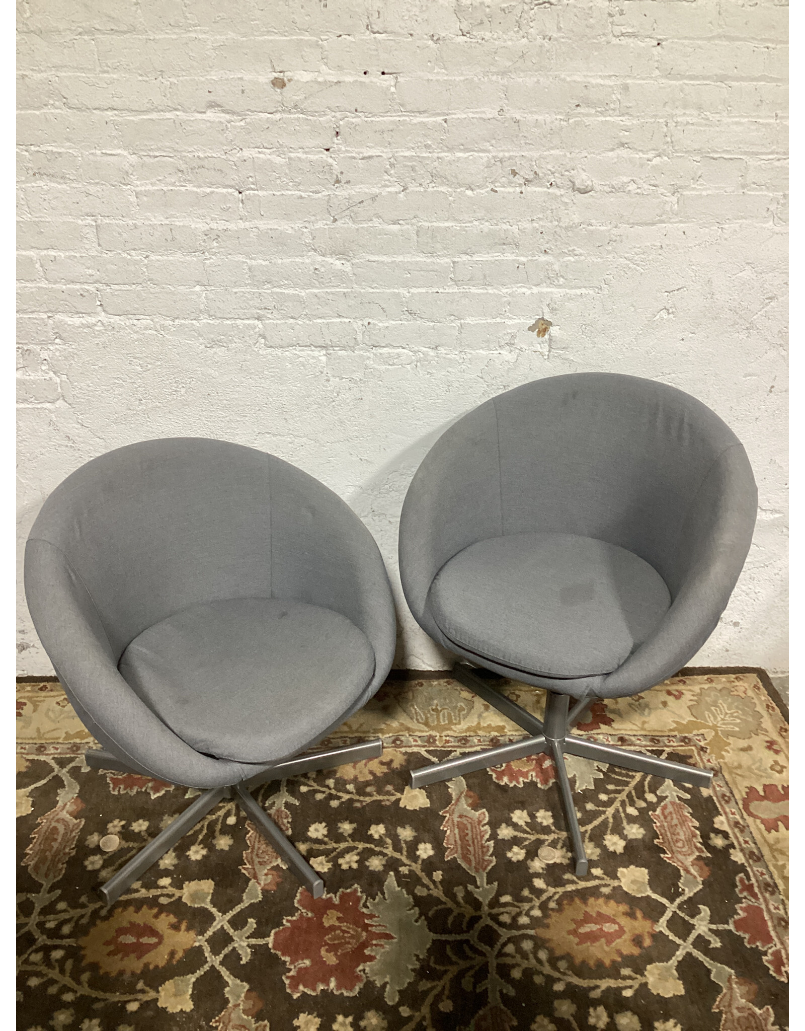 Ikea Gray Swivel Chair