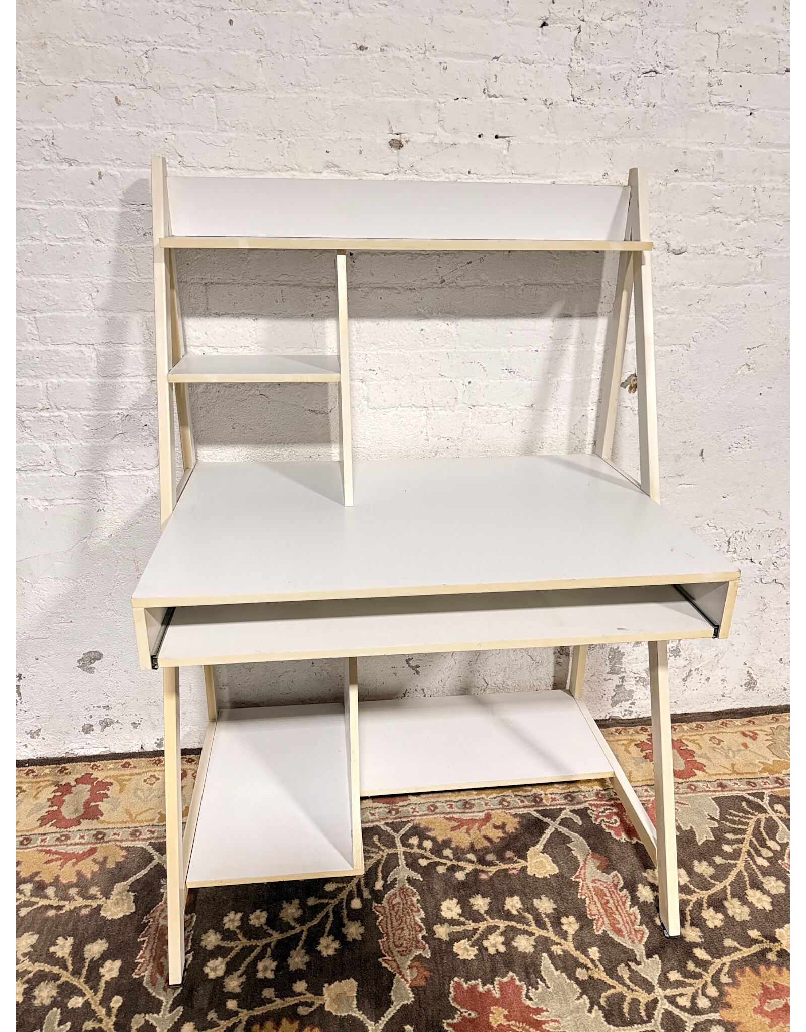 Modern White storage Desk