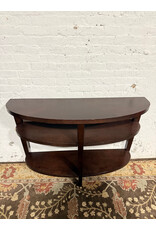Modern Dark Brown Wood Sofa Table