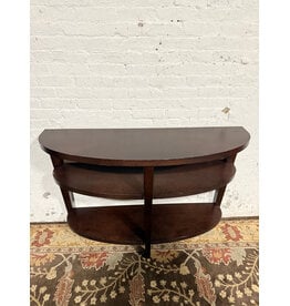 Modern Dark Brown Wood Sofa Table