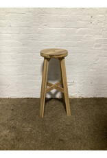 IKEA Skogsta Acacia Wood Bar Stool