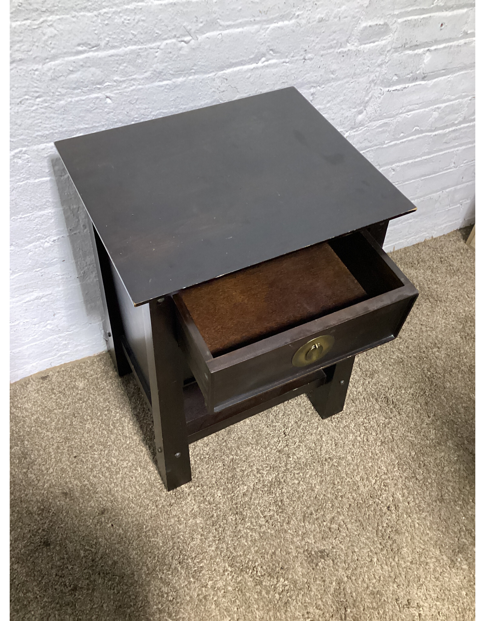 Pier 1 Shanghai Espresso Wood Nightstand