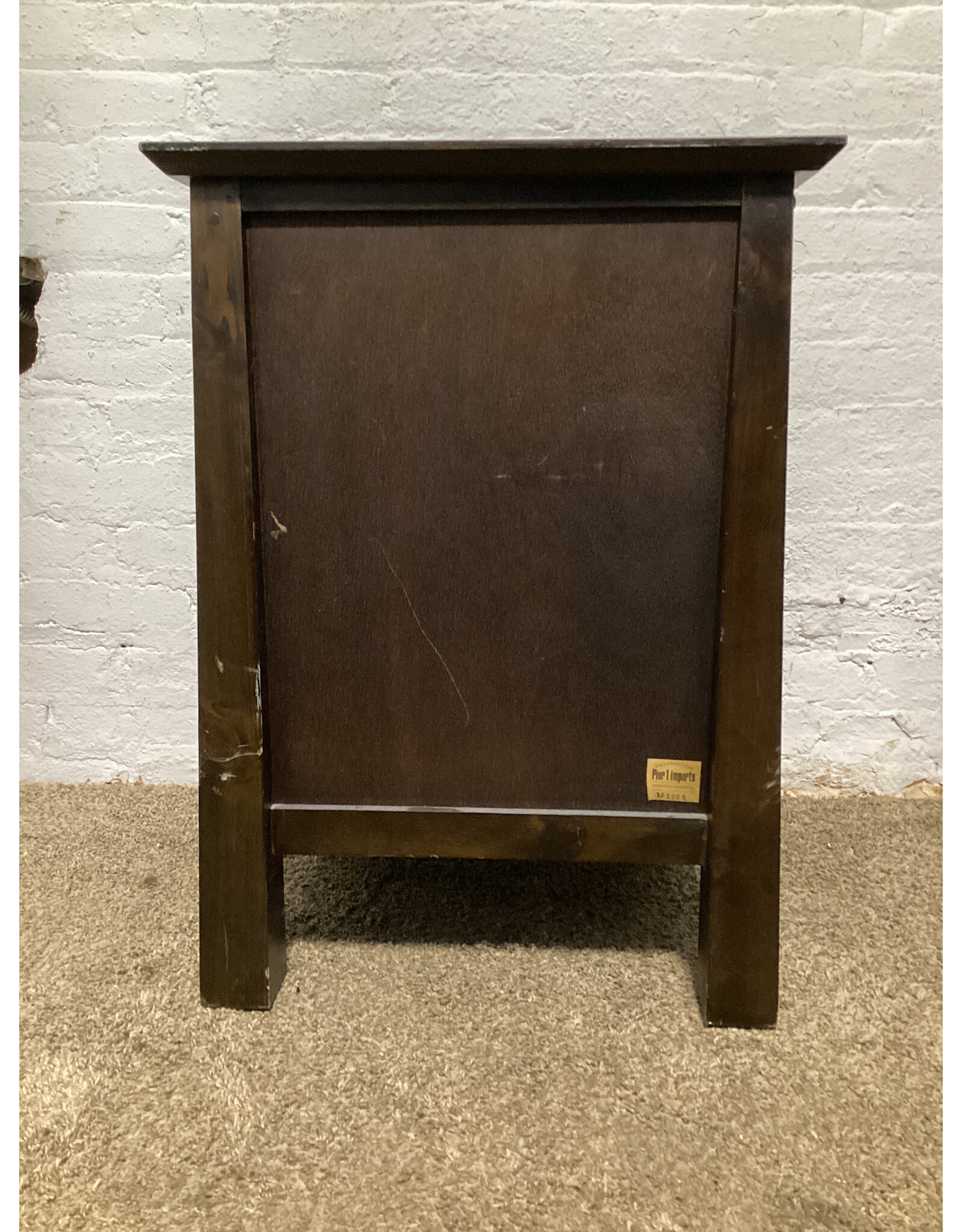 Pier 1 Shanghai Espresso Wood Nightstand