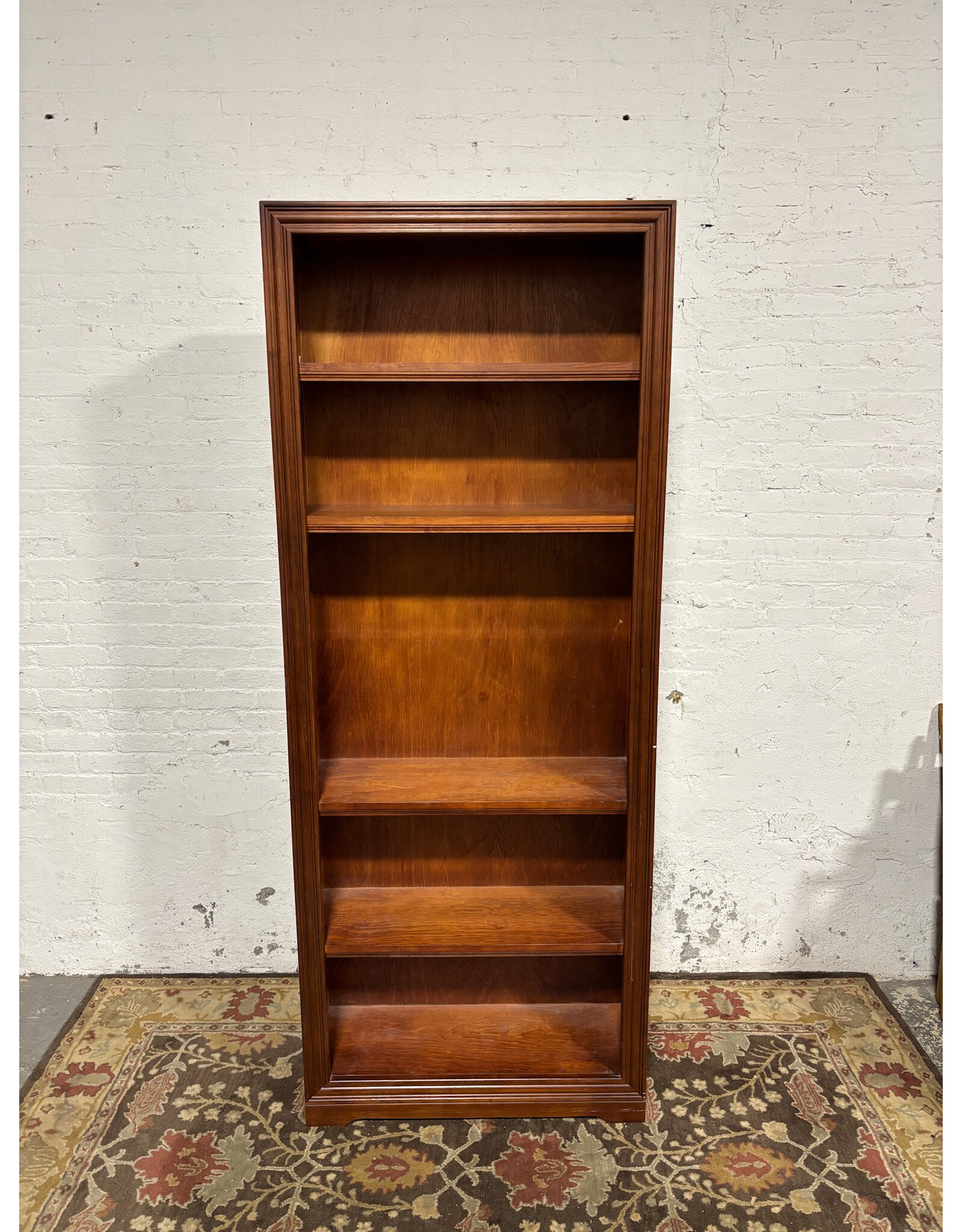 Open Front Wooden Bookcase