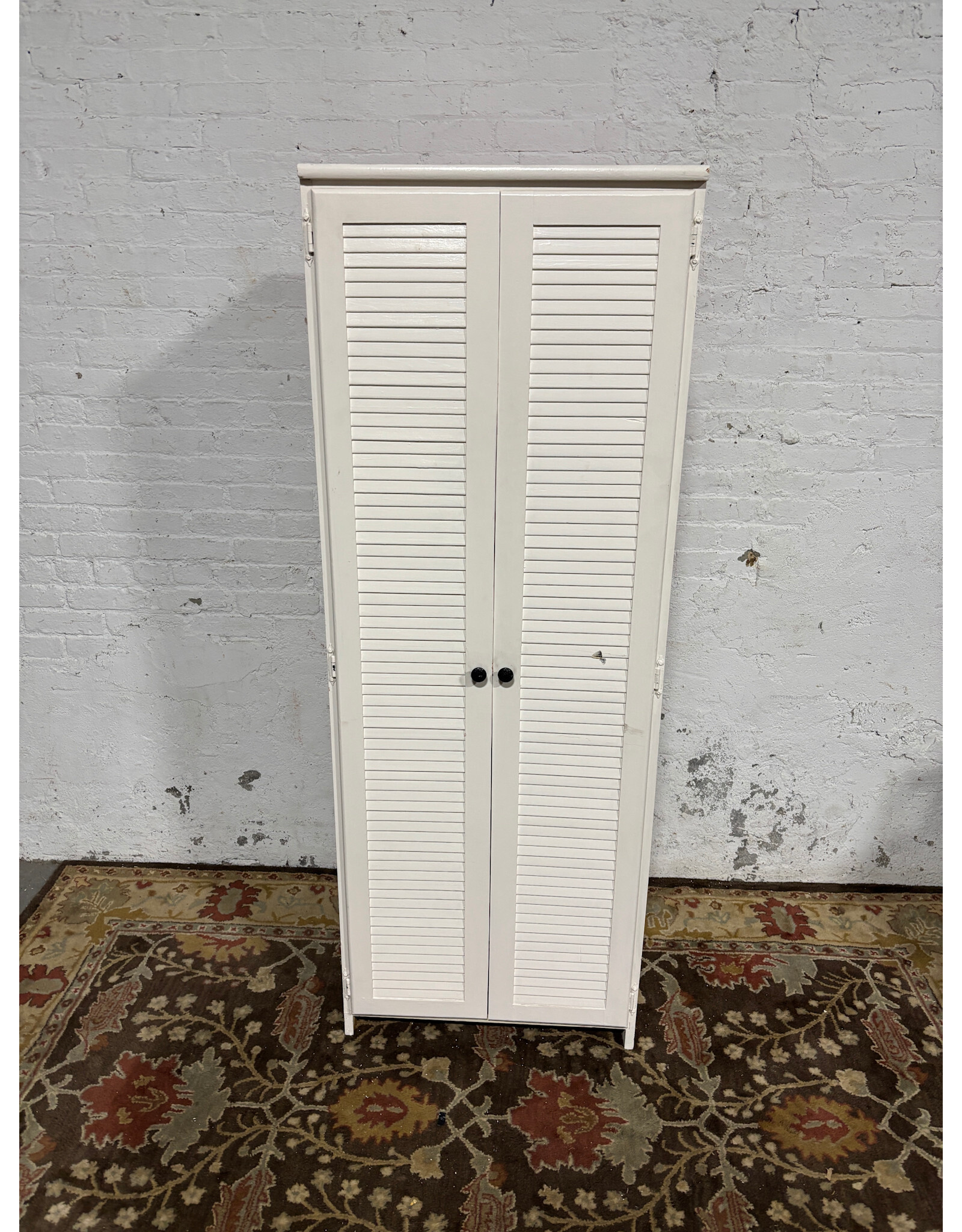 White Two Door Armoire