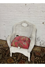 White Wicker chair