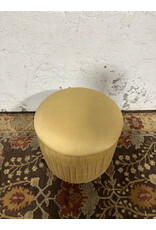 Yellow Round Ottoman