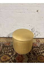 Yellow Round Ottoman