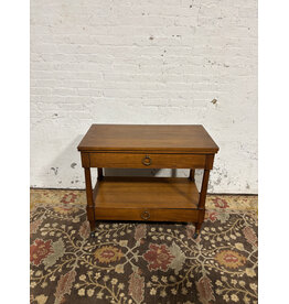 Heritage Henredon Expanding Walnut Flip-Top Bar