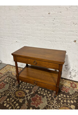 Heritage Henredon Expanding Walnut Flip-Top Bar