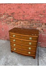 Hickory Manufacturing Yew Banded Bow Front Chest