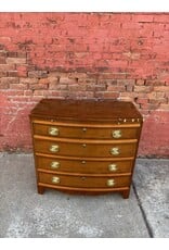 Hickory Manufacturing Yew Banded Bow Front Chest