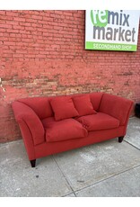 Rowe Red Chenille Loveseat