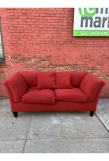 Rowe Red Chenille Loveseat