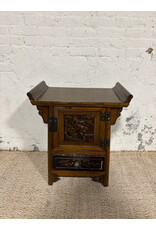 Chinese Carved Wood Altar Cabinet