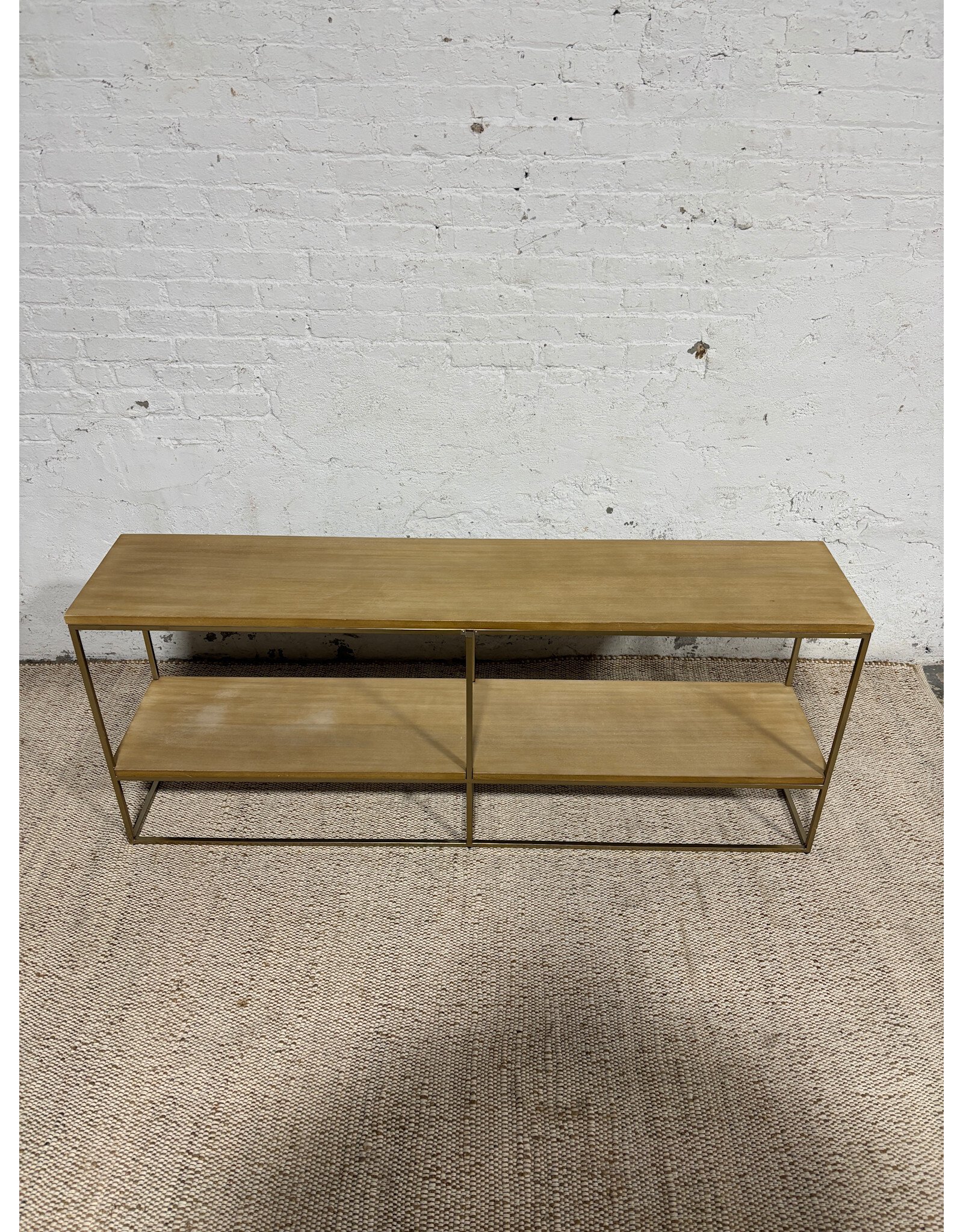 West Elm Streamline Bookshelf Cerused White