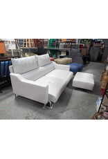 Lazzoni Italia Grey Modular Leather Sofa
