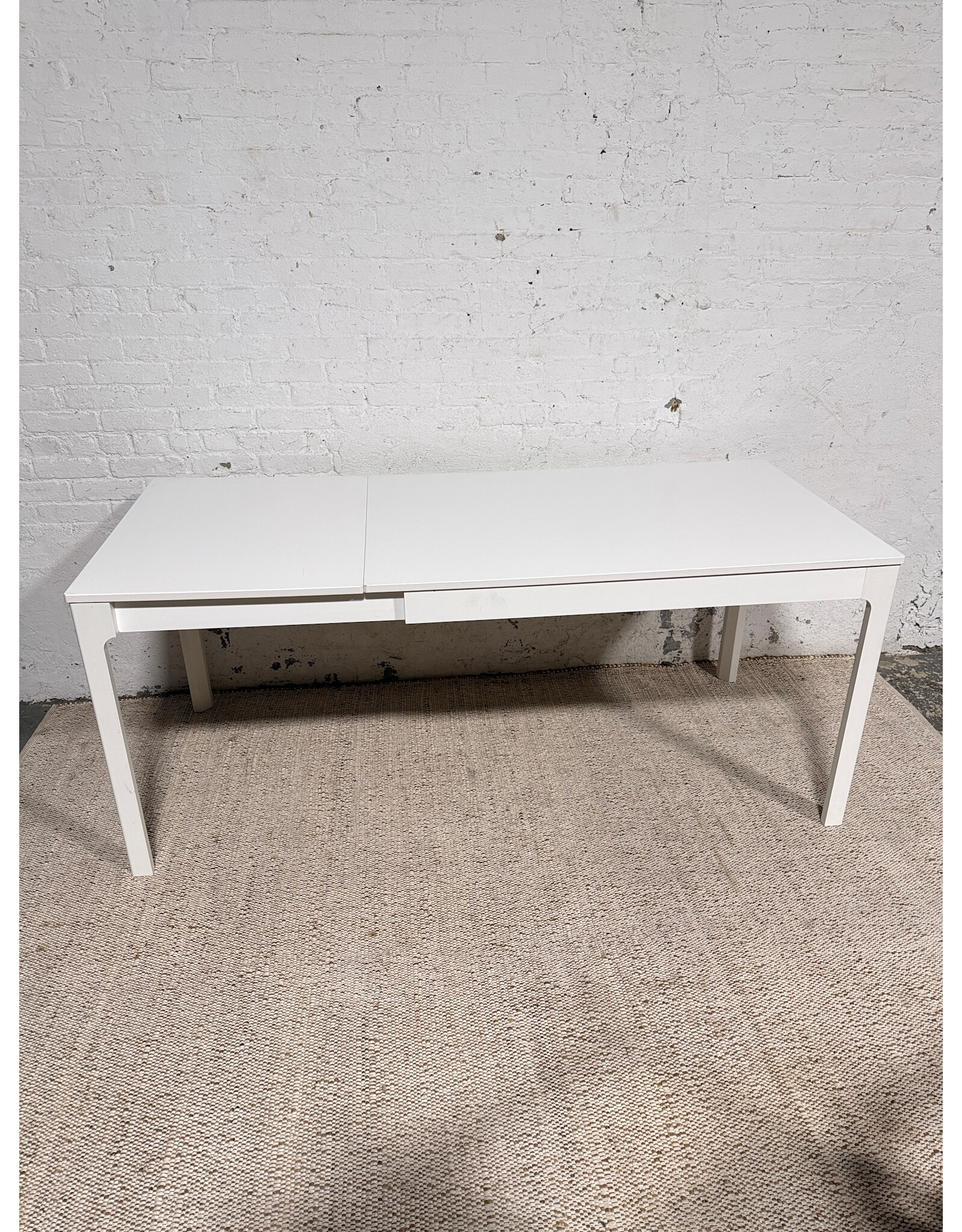 IKEA Ikea Extendable White Dining Table
