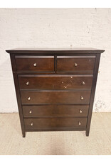 Modern Wood 6-Drawer Tall Dresser