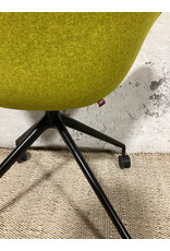 Arper Duna 02 Wool Work Chair Citrine