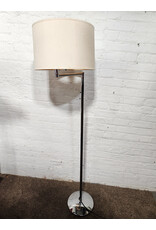 Mendizabal Chrome Swing-arm Floor Lamp