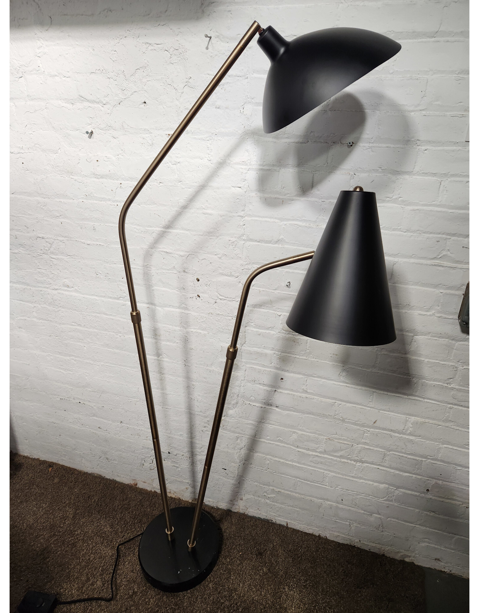 Nuevo Dominique Double Light Floor Lamp