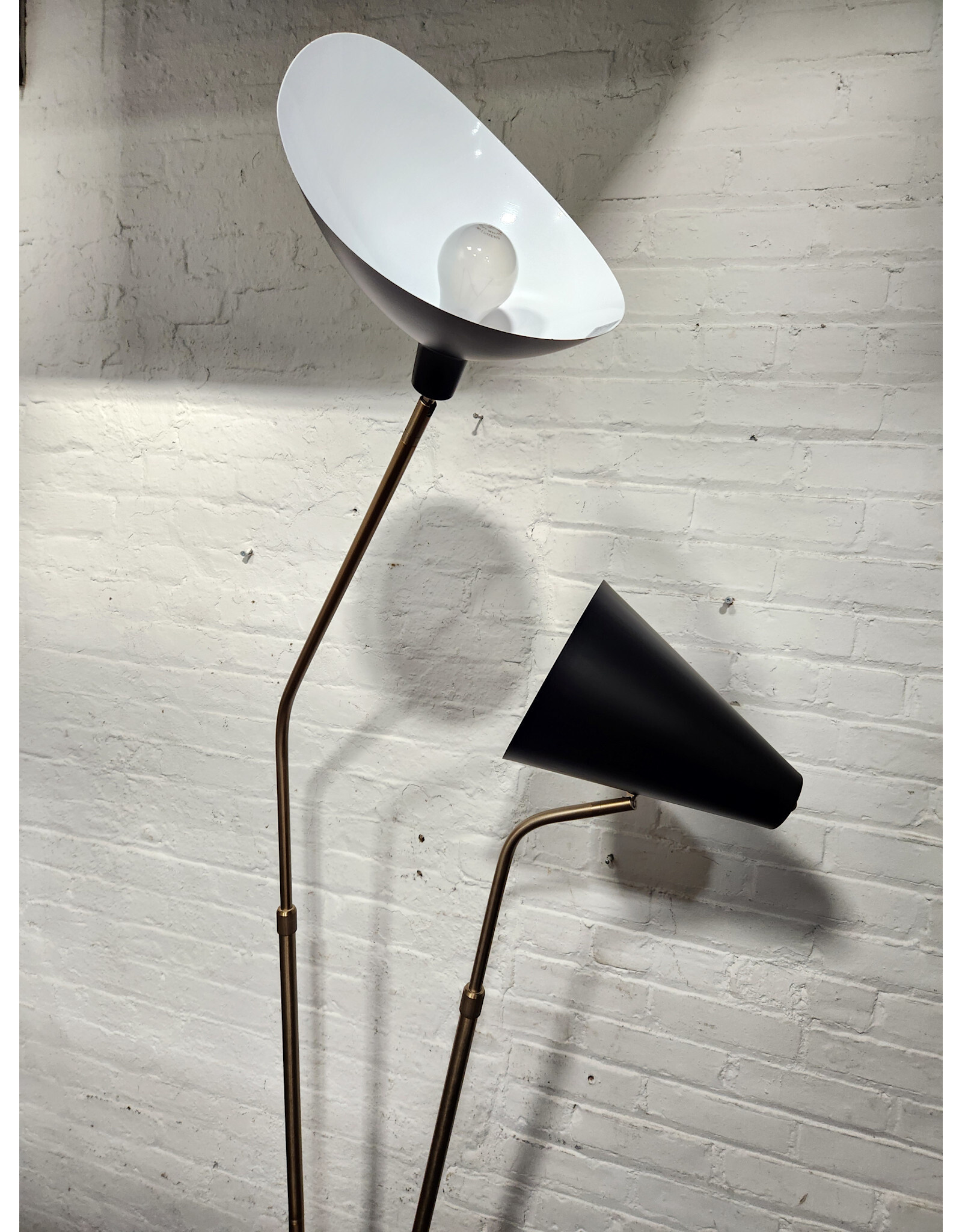 Nuevo Dominique Double Light Floor Lamp