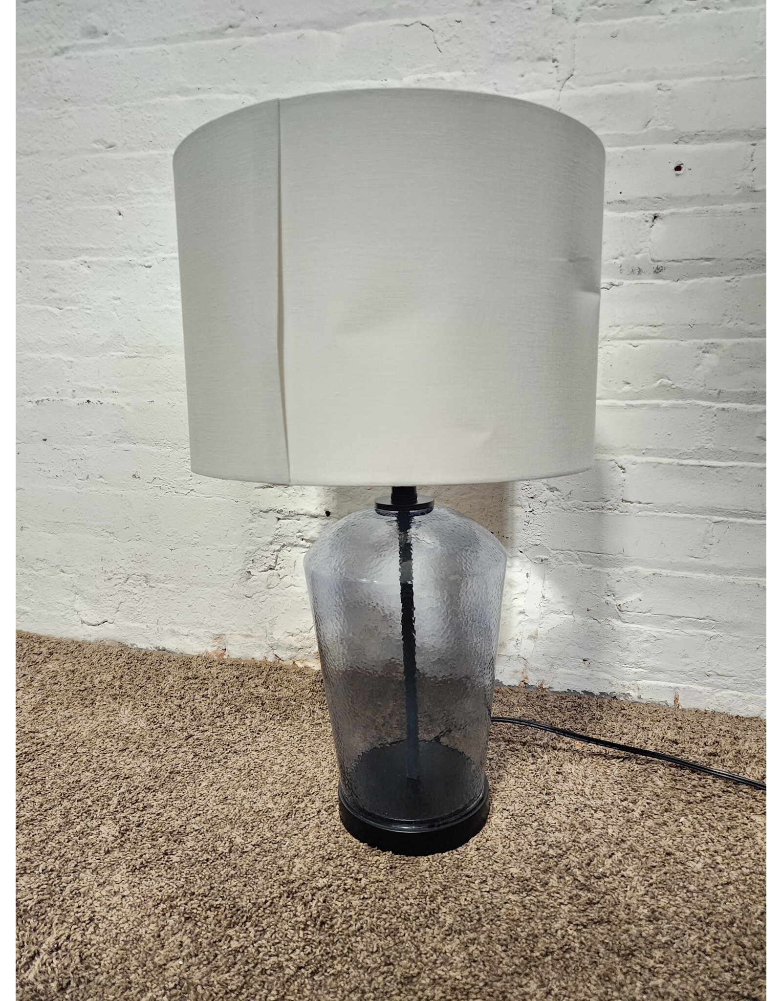 Blue Glass Table Lamp