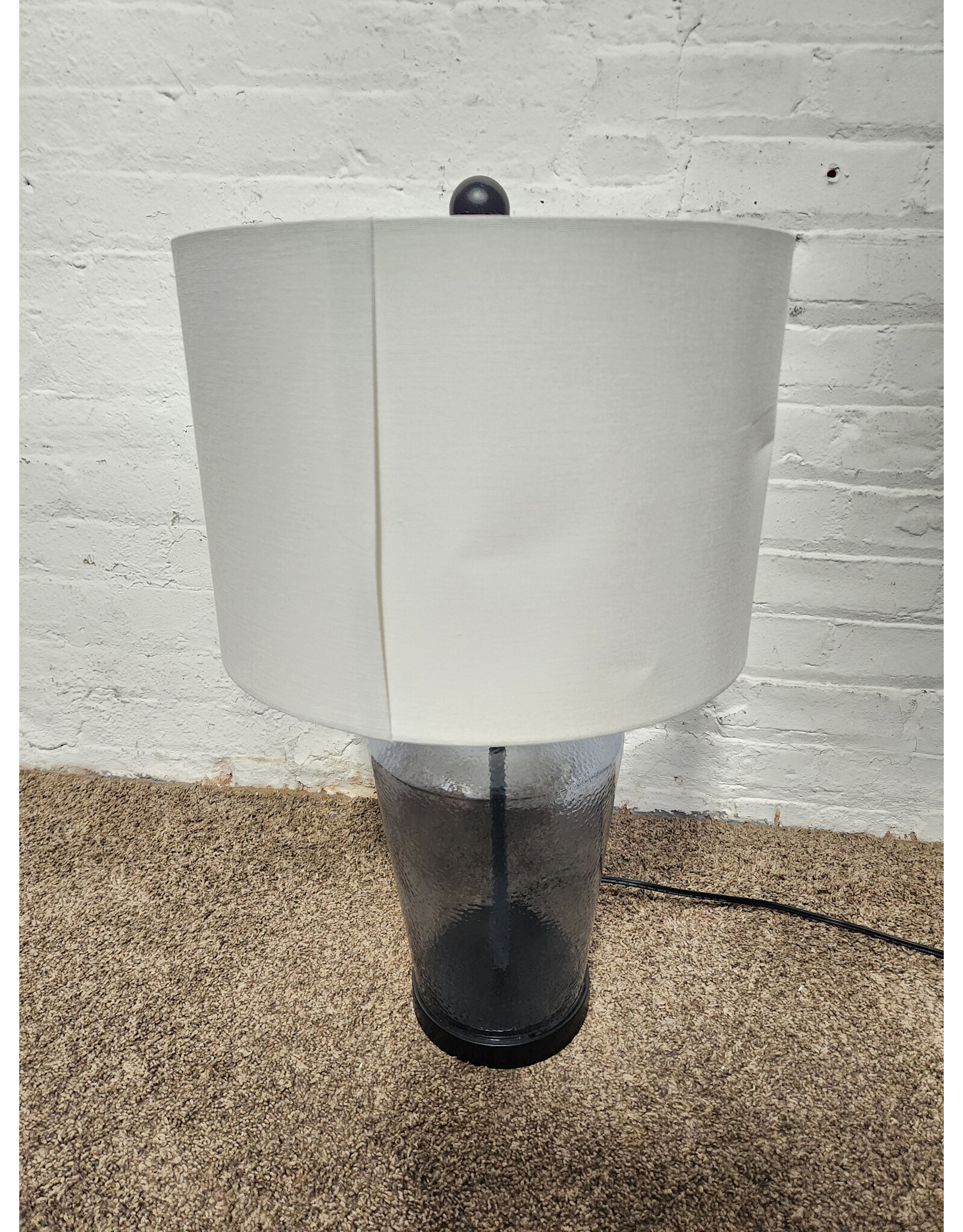 Blue Glass Table Lamp