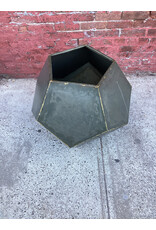 Metal Dodecahedron Side Table/Planter