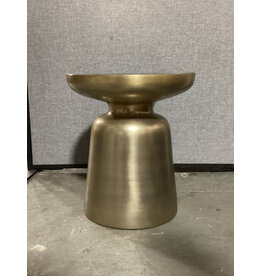 West Elm Antique Brass Martini Side Table