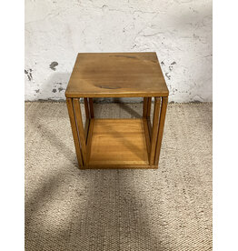 Pair of MCM Wooden Nesting Tables