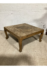 Wooden Parquet Top Coffee Table