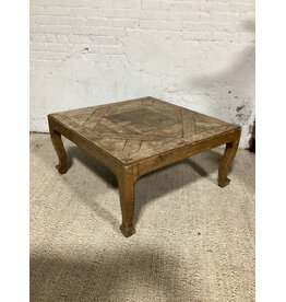 Wooden Parquet Top Coffee Table