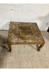 Wooden Parquet Top Coffee Table