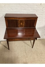 Hepplewhite Tambour Fall Front Mahogany Writing Desk