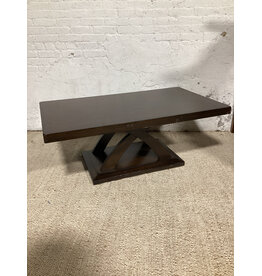 Jocelyn Espresso Cherry Wood Rectangle Coffee Table