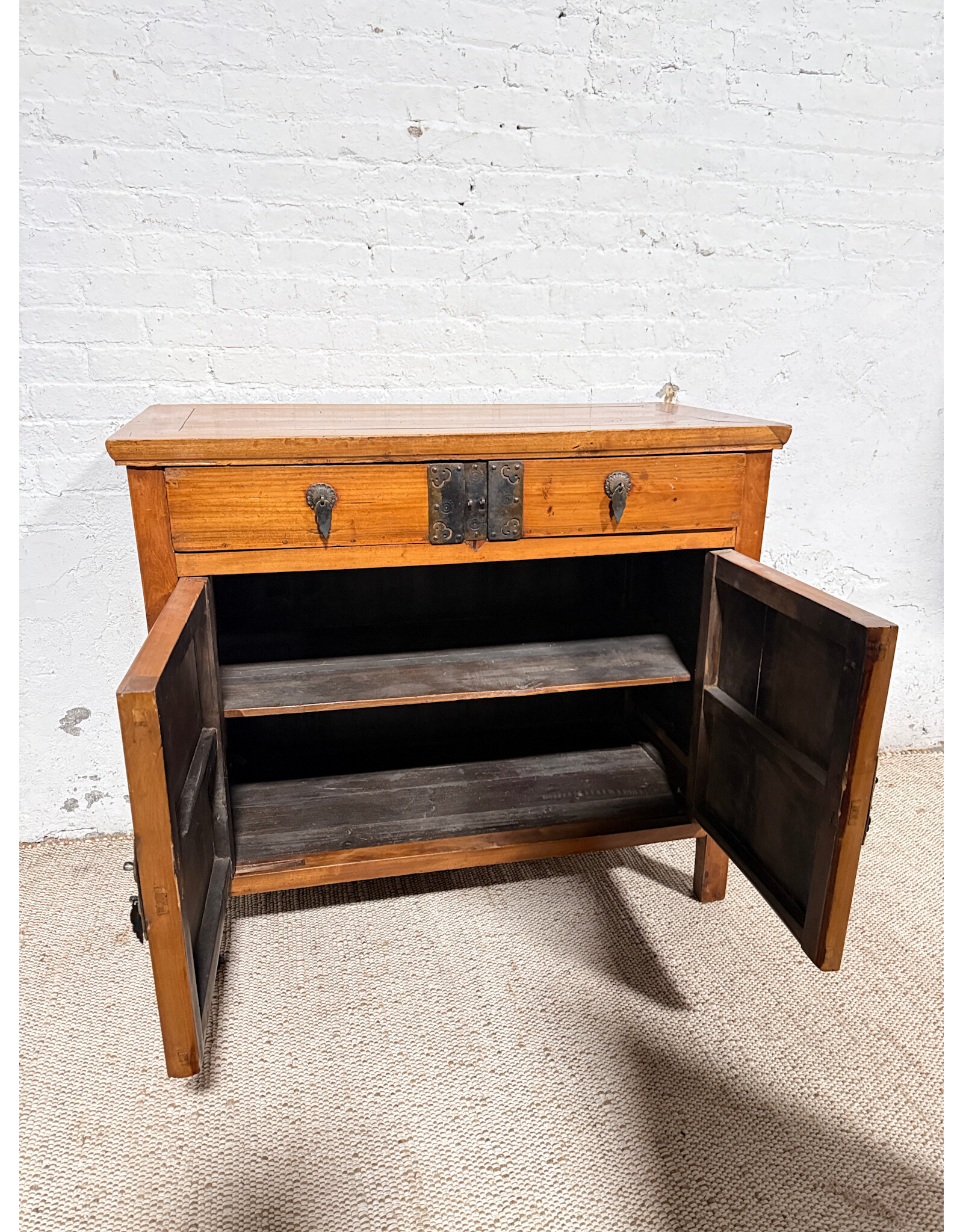 Antique Style Farmhouse Buffet Cabinet